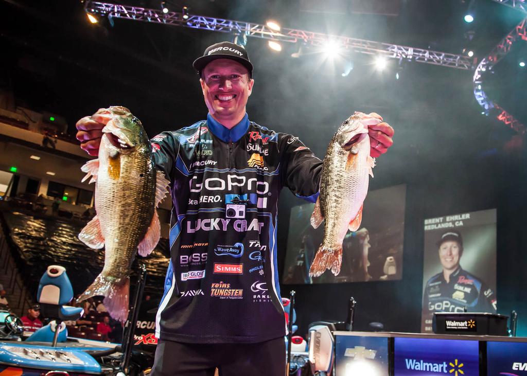 Image for Ehrler Grabs Lead At Professional Bass Fishing’s Forrest Wood Cup Presented By Walmart