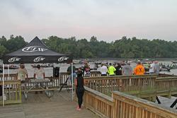 Spectators lined the dock to watch their favorite anglers take off for day one on the James River.