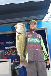 Sixth-place pro Wil Hardy found a 9-pound, 1-ounce James River toad.