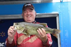 John Shultz's 6-pound, 10-ounce largemouth earned Big Bass honors for day one.