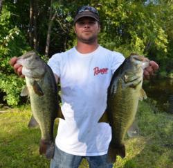 Local Mike Brueggen found some decent largemouth to give him a 15-15 limit.