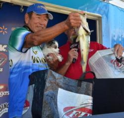 Gary Yamamoto is happy to walk away with a top-five finish on an unfamiliar body of water.