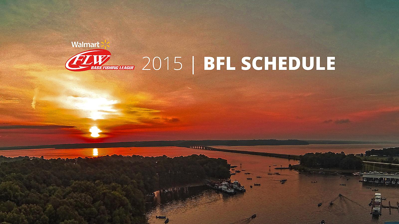 2015 BFL Schedule Major League Fishing