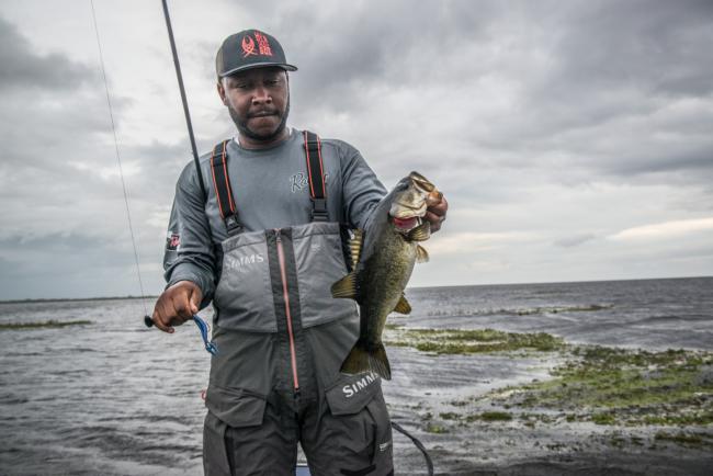 The resulting fish is a keeper, but not the type Daniels needs to go for the win. 