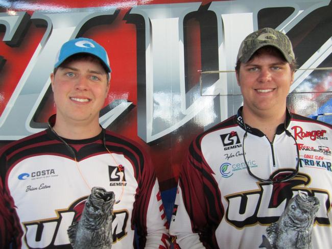 The University of Louisiana-Monroe team of Tyler Craig and Brian Eaton took first place on Sam Rayburn Reservoir. 