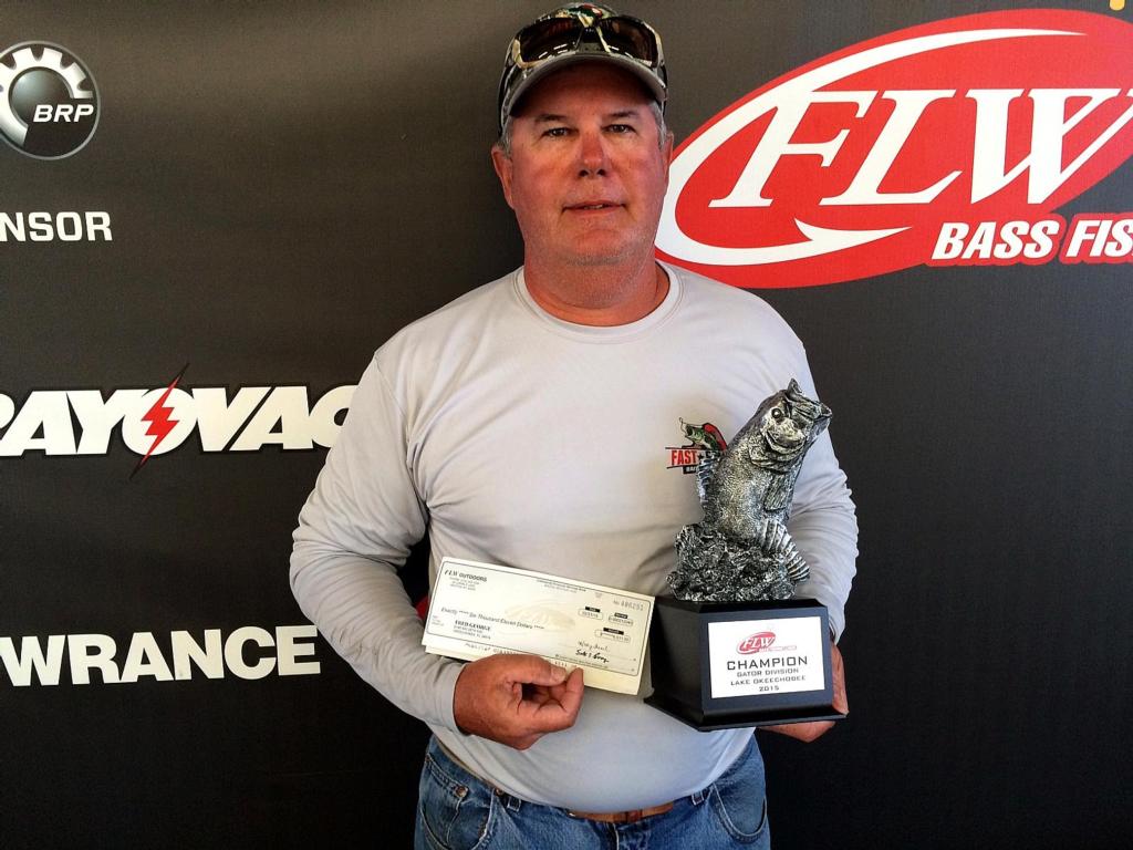 Image for George Wins Walmart Bass Fishing League Gator Division Event on Lake Okeechobee