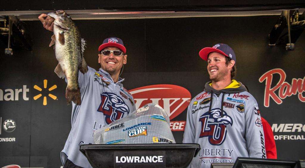 Image for Liberty University Leads Day One Of FLW College Fishing National Championship On Lake Murray