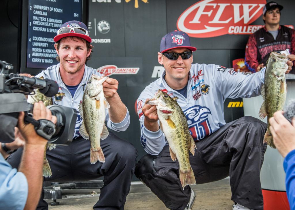 Image for Liberty University Maintains Lead On Day Two Of FLW College Fishing National Championship On Lake Murray