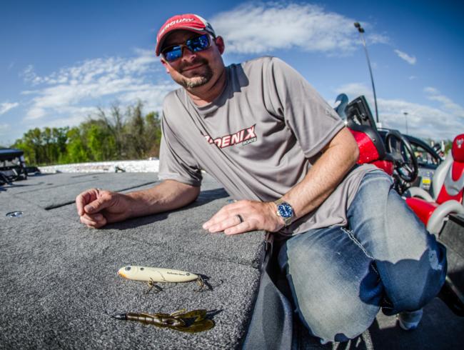 A bone colored One Knocker Spook and a Zoom Ultra Vibe Speed Craw helped Hallman carry the title on his home lake.