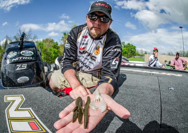 Despite his lack of experience sight-fishing, Dylan Hays found success on a Yum Dinger, Craw Chunk and Bad Mamma.