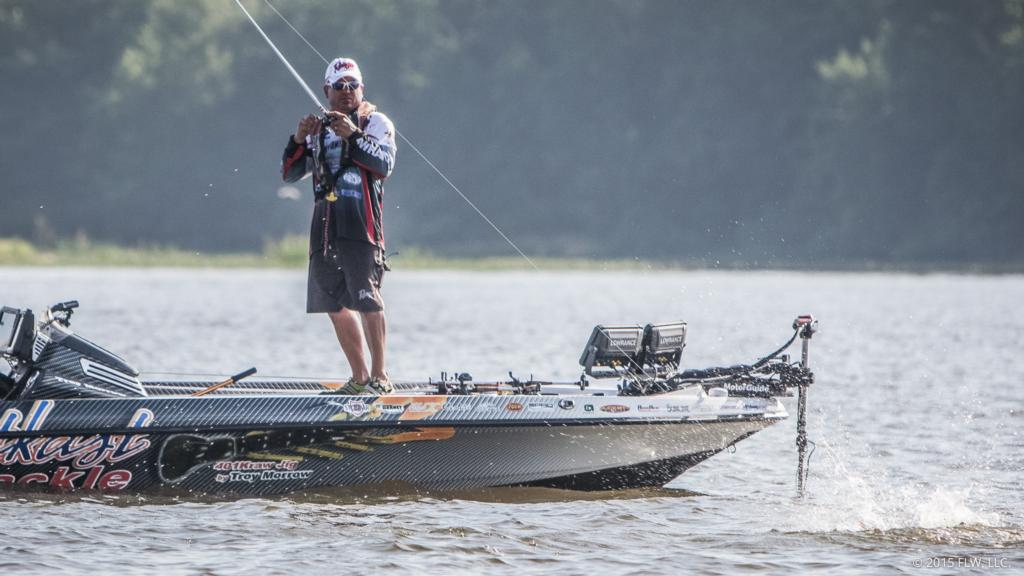 Image for Morrow Retains Lead At Walmart FLW Tour On Lake Eufaula Presented By Quaker State