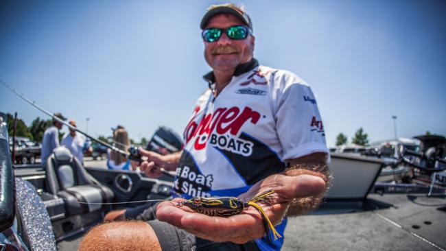 4. Scott Wiley caught every one of his keepers with a rainforest black-colored SPRO Bronzeye Frog 65. 