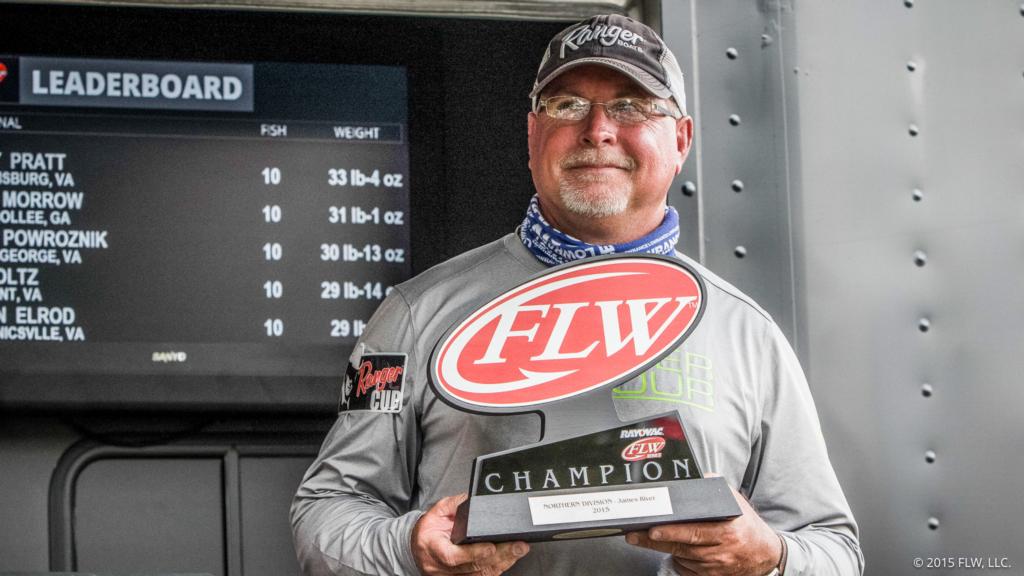 Image for Co-angler Honeycutt triumphs in James River debut