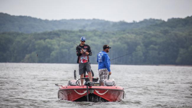 Curtis Richardson plied a drop-shot to catch them when he couldn't make the big spoon work. 