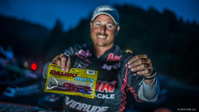 6. Bryan Thrift is convinced he's never going to win the Cup, but he's come awfully close in recent years. This time around, Thrift targeted schooling fish with a Damiki Backdrop spoon and deep fish with a Damiki DC 300 crankbait. He caught the majority of his weight around brush on the final day with a Texas-rigged Damiki Sneak grub.   