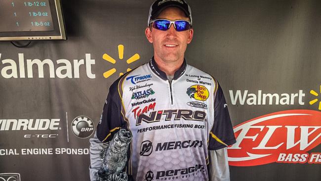 Kyle Weisenburger of Ottawa, Ohio, weighed four bass totaling 6 pounds, 5 ounces Sunday to win the Walmart Bass Fishing League Buckeye Division Super Tournament on Indian Lake with a two-day total of eight bass weighing 12 pounds, 11 ounces. For his victory, Weisenburger earned $3,971.