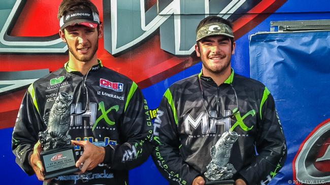 Thomas and James Oltorik earned $4,000 and a berth in the National Championship for the Southeastern Conference Championship win on Pickwick. 