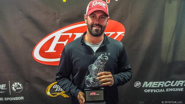 Co-angler Matthew Derr of Tyler, Texas, won the Feb. 13 Cowboy Division event on Sam Rayburn Reservoir with a limit weighing 17 pounds, 9 ounces and earned close to $2,500 for his efforts.