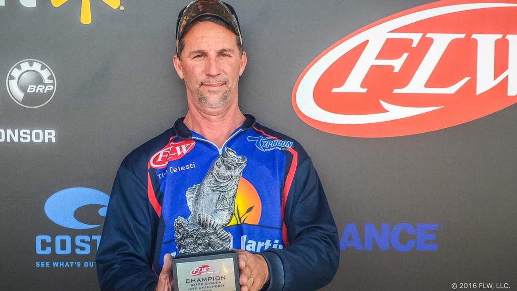 Image for Celesti Wins FLW Bass Fishing League Gator Division Event on Lake Okeechobee Presented by Power-Pole