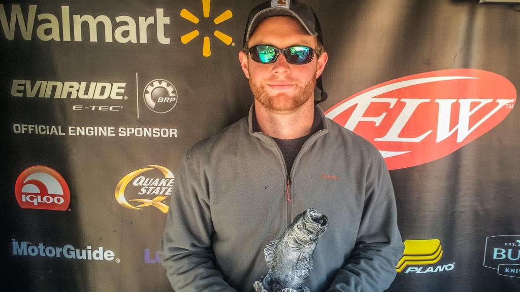 Image for Kenney Wins FLW Bass Fishing League Bulldog Division Event on Lake Lanier Presented By Power-Pole