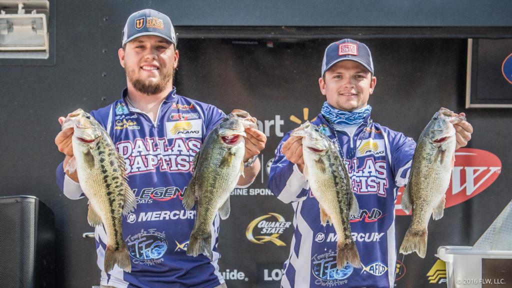 Image for Dallas Baptist University Leads After Day One Of College Fishing National Championship