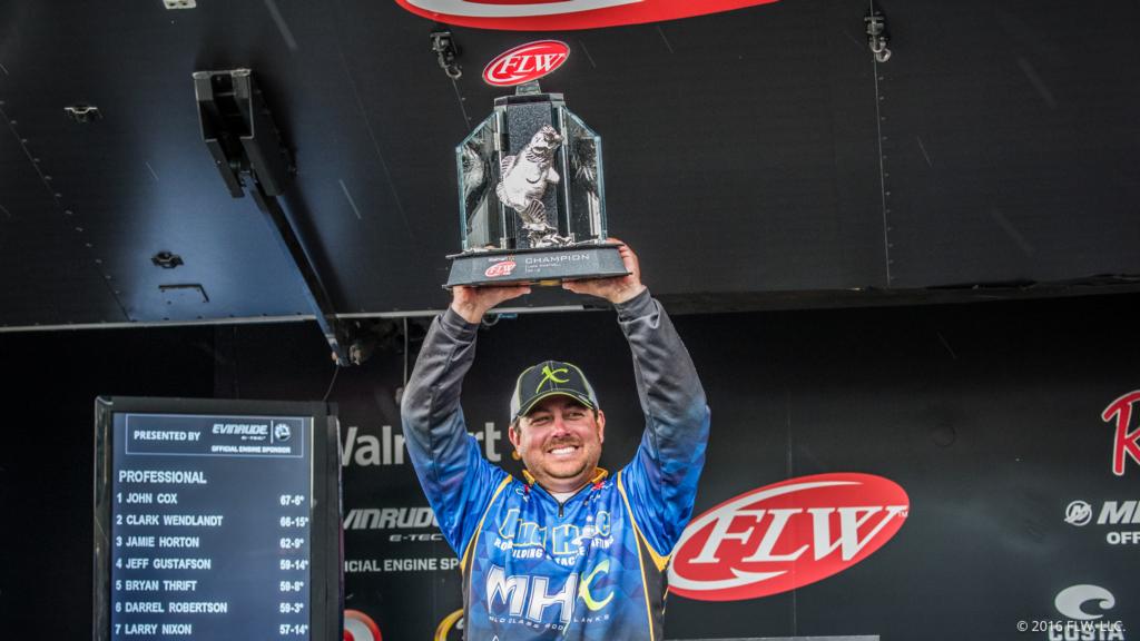 Image for Cox Wins Walmart FLW Tour on Lake Hartwell Presented By Evinrude
