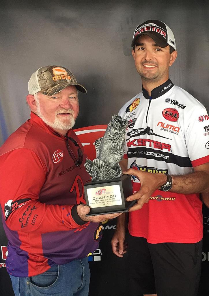 Image for Newberry, Lebrun Tie for Win at FLW Bass Fishing League Cowboy Division Event on Sam Rayburn Reservoir Presented By Power-Pole