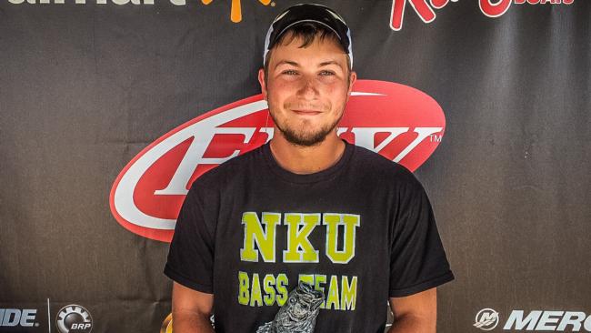 Co-angler Brandon Knapmeyer of Union, Ky, won the April 23 Buckeye Division event on Grand Lake St. Mary's with four bass weighing 8 pounds, 4 ounces to earn over $2,400.