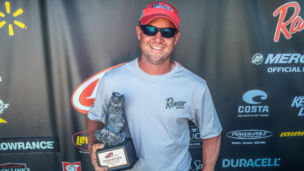 Image for Benton’s Kindy Wins FLW Bass Fishing League Arkie Division Event on DeGray Lake