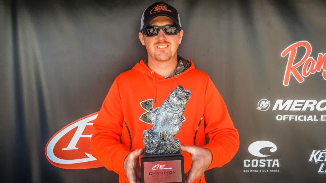 Co-angler Phillip Delong of Stillwater, Okla., won the May 14 Ozark Division event on Grand Lake with a 16-pound, 1-ounce limit and earned over $2,000.