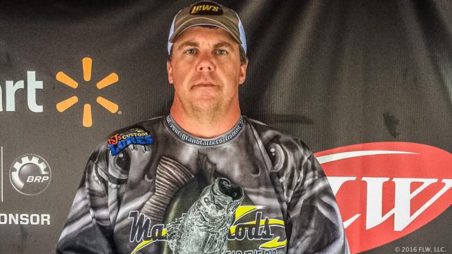 Co-angler Chad Hill