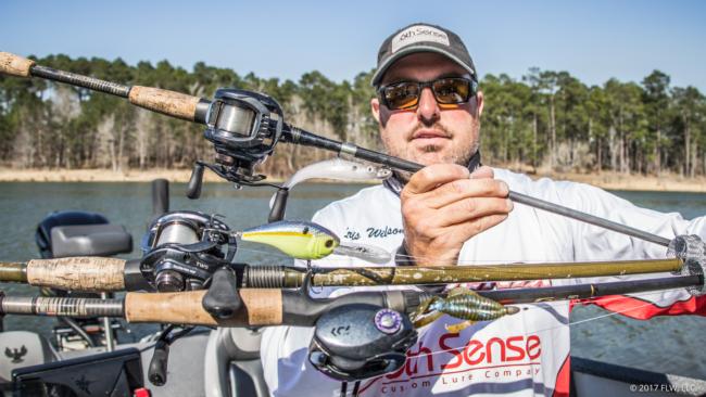 Kris Wilson, who placed fifth, spent most of his day in The Canyons and caught all of his final-round fish on swimbaits.