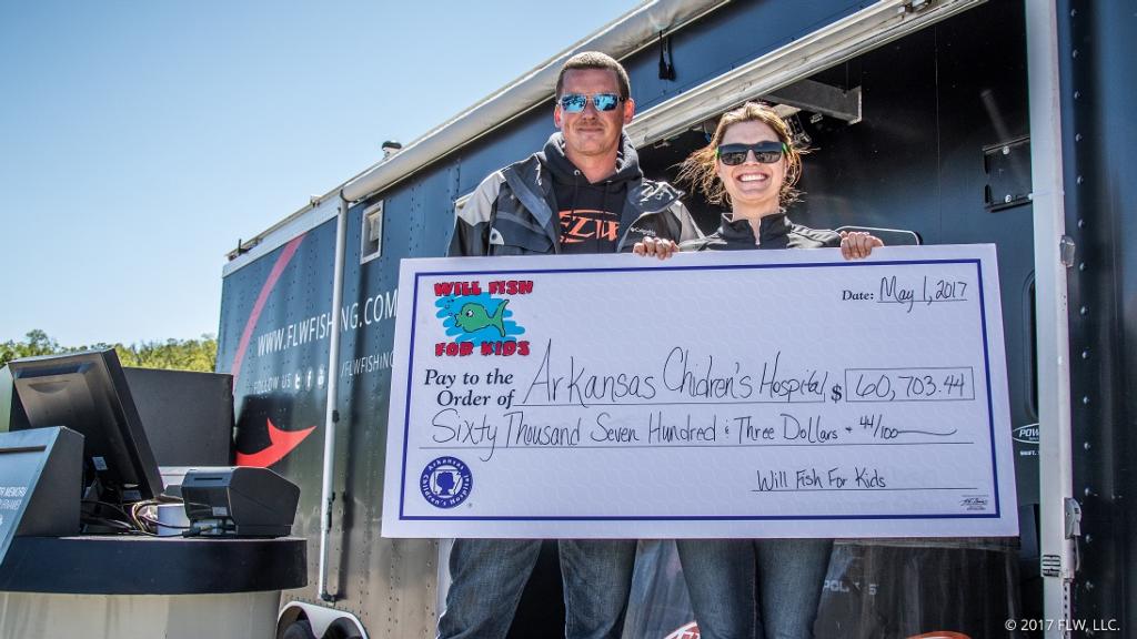 Image for FLW Will Fish For Kids Charity Event Crosses $1 Million Donation Mark to Arkansas Children’s Hospital
