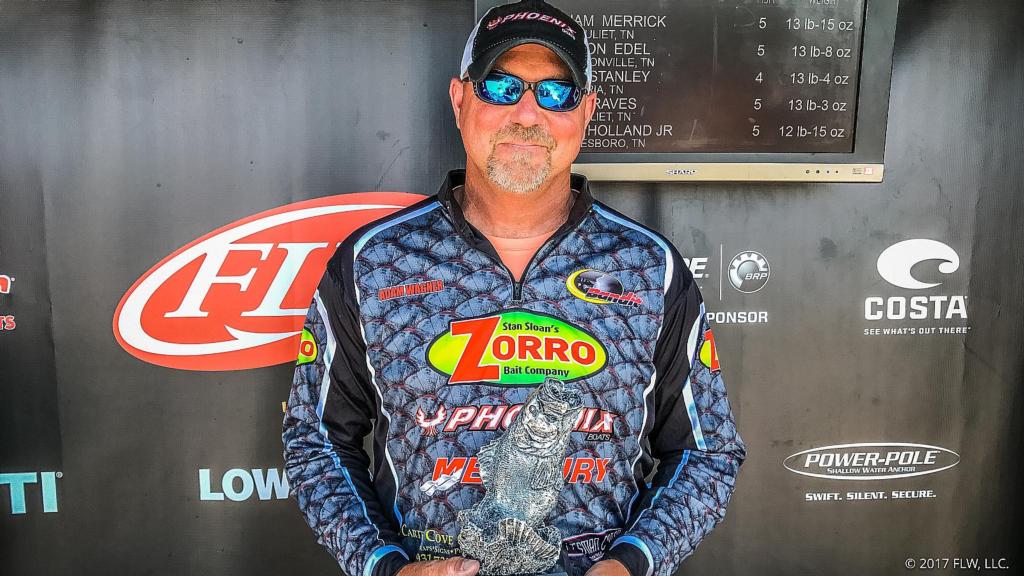 Image for Cookeville’s Wagner Wins T-H Marine FLW Bass Fishing League Music City Division Tournament on Percy Priest Lake