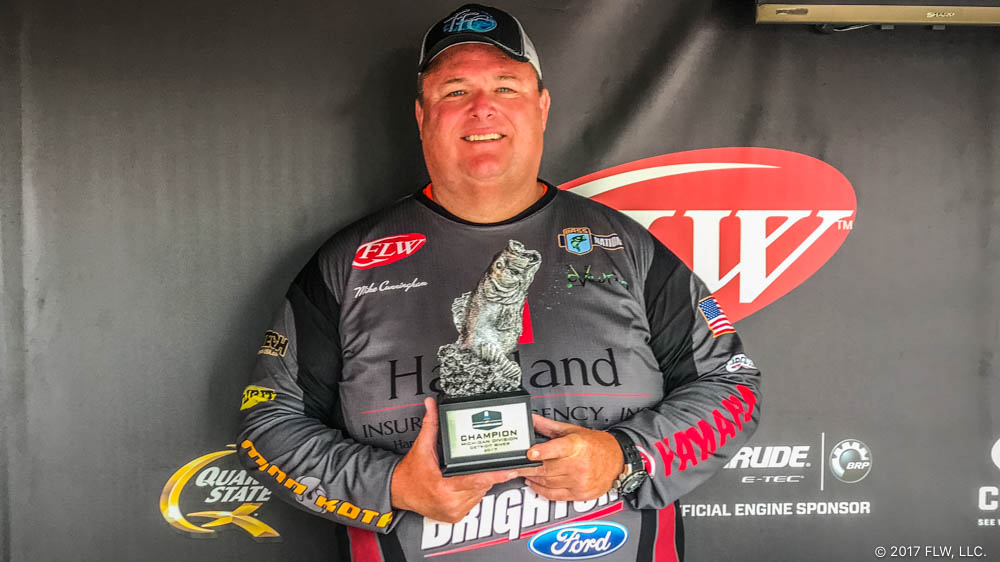 Image for Fenton’s Cunningham Wins T-H Marine FLW Bass Fishing League Michigan Division Opener on Detroit River