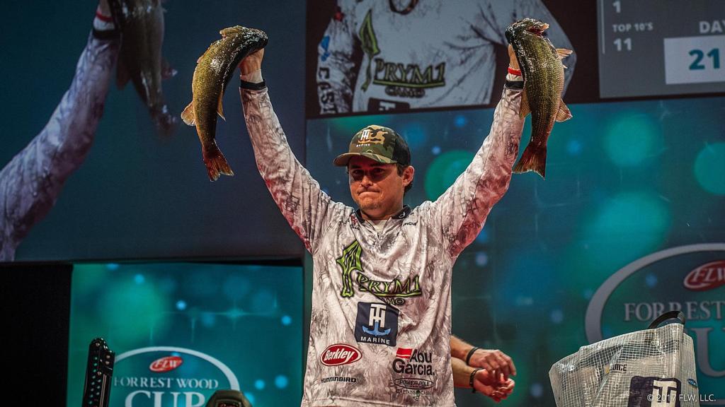 Image for Alabama Rookie Atkins Grabs Lead after Day One of Professional Bass Fishing’s Forrest Wood Cup