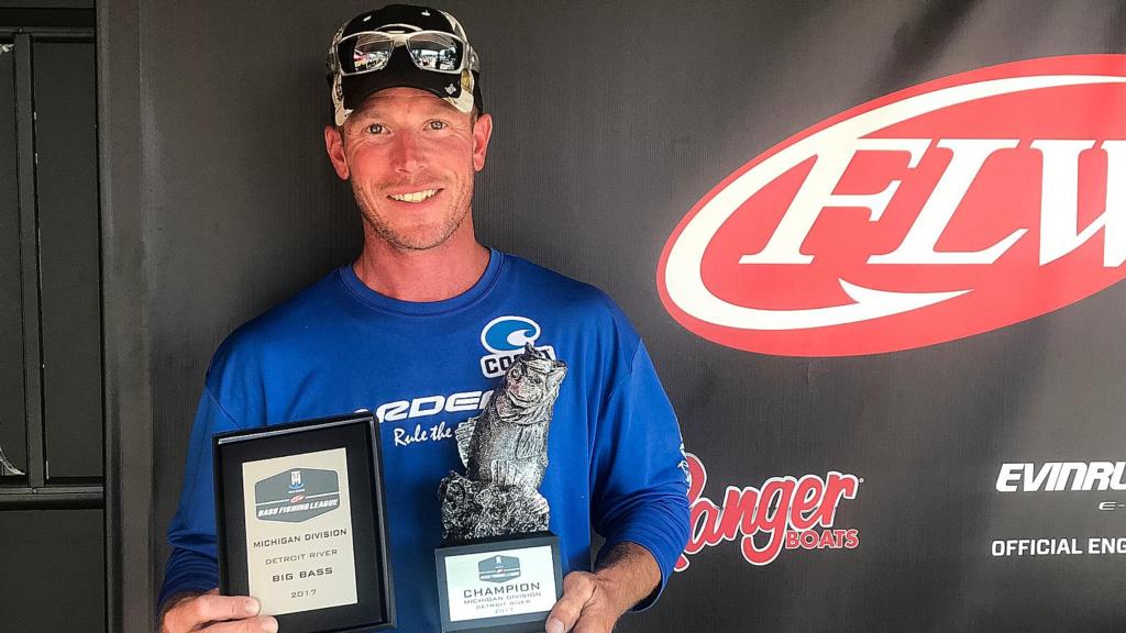 Image for Portage’s Kelley Wins T-H Marine FLW Bass Fishing League Michigan Division Event on Detroit River Presented by Navionics