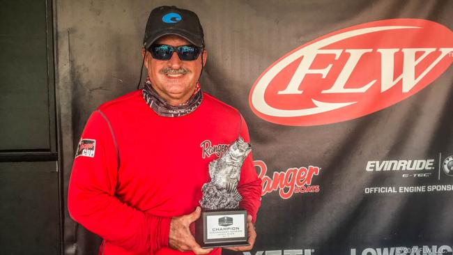 Co-angler Victor Riveras