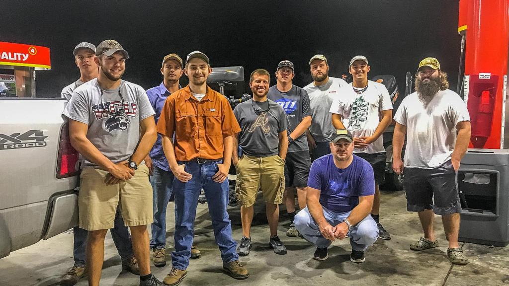 Image for College Fishing Team Helps Flood Victims