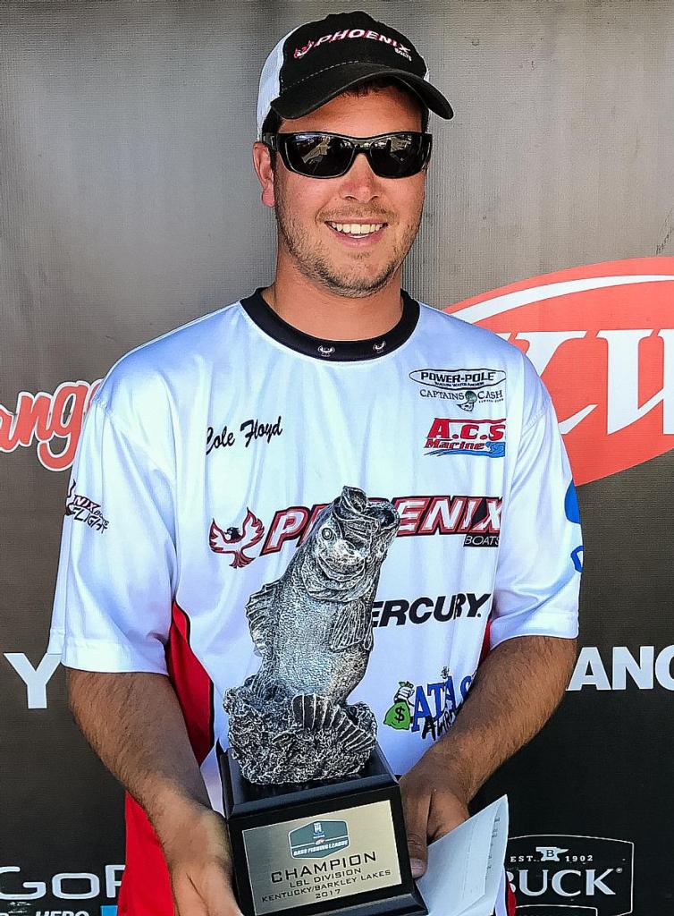 Image for Ohio’s Floyd Wins T-H Marine FLW Bass Fishing League LBL Division Finale on Kentucky/Barkley Lakes