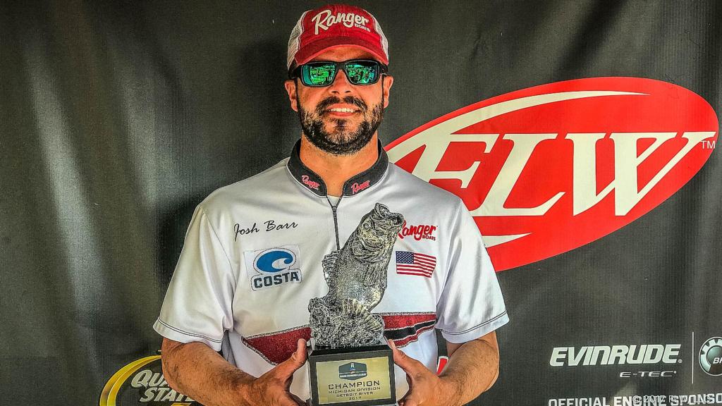 Image for Ohio’s Barr Wins T-H Marine FLW Bass Fishing League Michigan Division Finale on Detroit River Presented by Navionics