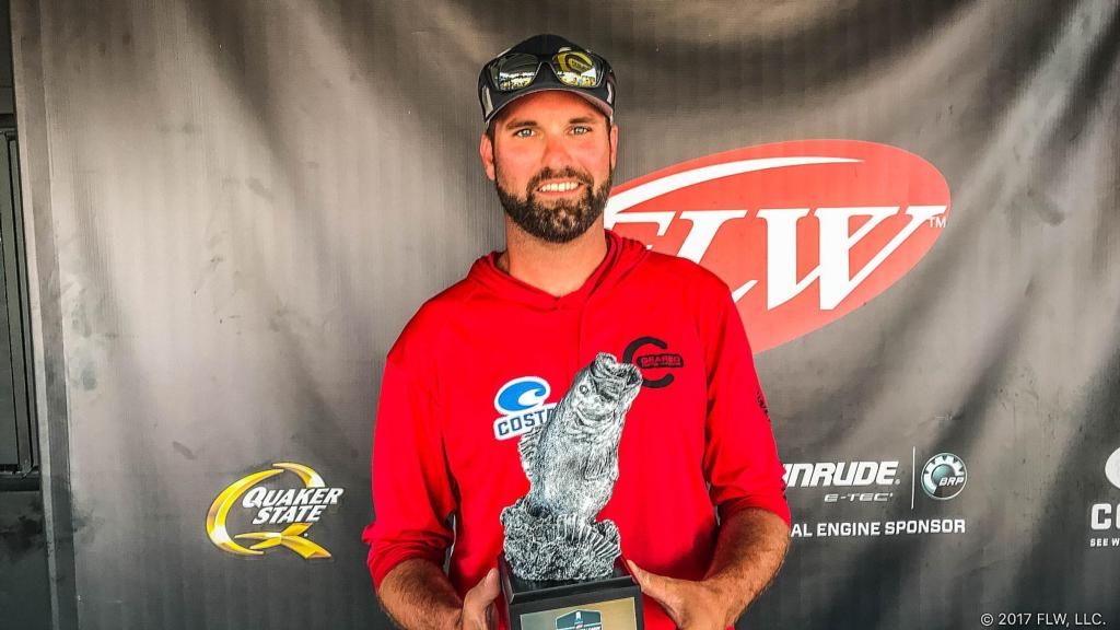 Image for Shuffield Wins T-H Marine FLW Bass Fishing League Arkie Division Finale on Lake Hamilton Presented by Geared