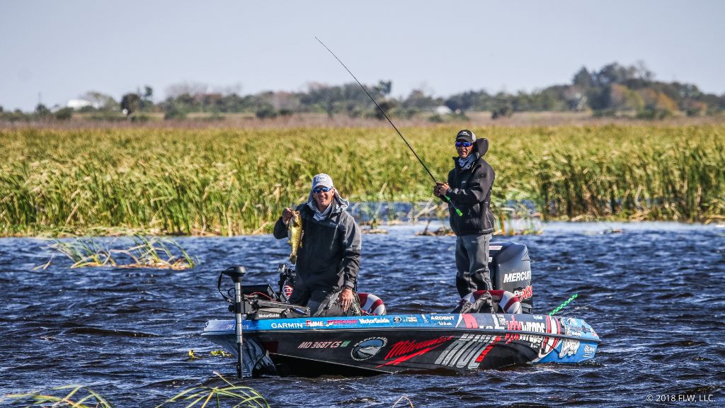 Image for Schmitt Maintains Lead on Day Two of FLW Tour at Lake Okeechobee presented by Evinrude