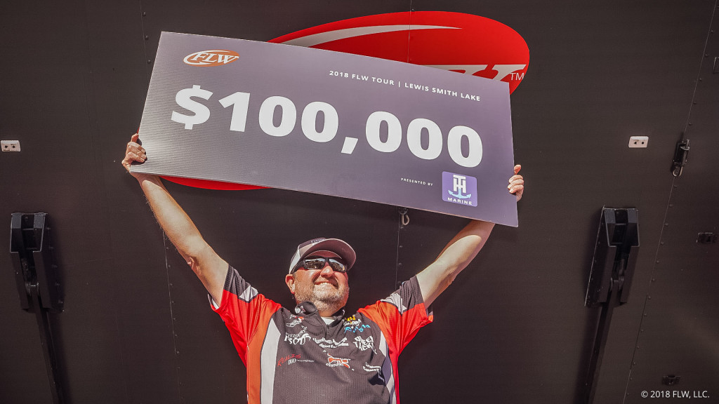 Image for Williams Leads Wire-to-Wire, Wins FLW Tour at Lewis Smith Lake Presented by T-H Marine