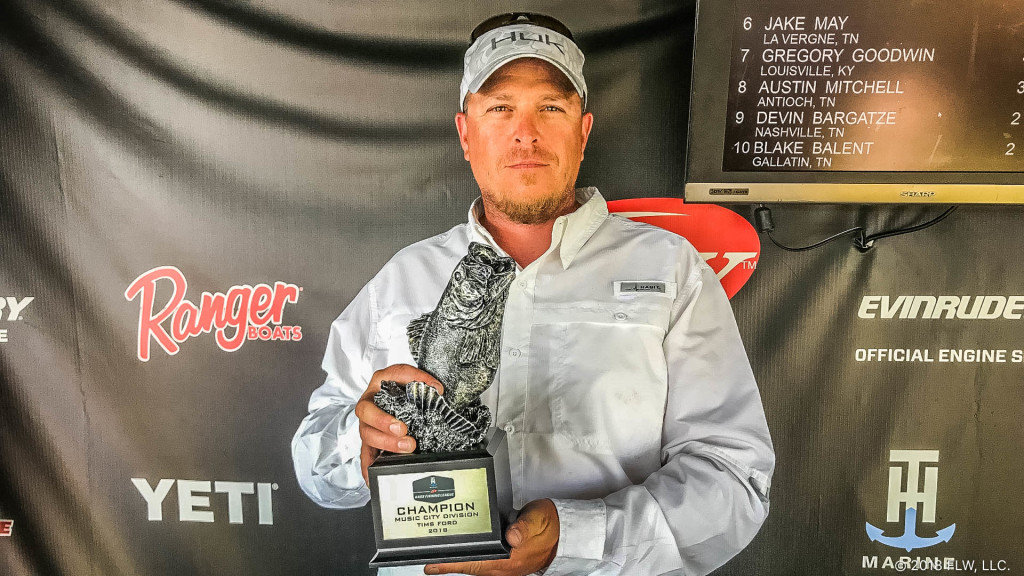 Image for Normandy’s Steadman Wins T-H Marine FLW Bass Fishing League Music City Division Tournament on Tims Ford Lake