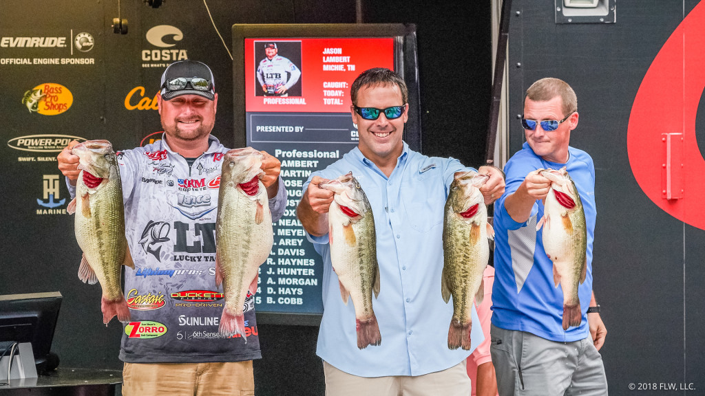 Image for Lambert Catches Record-Breaking Limit to Take Lead after Day Three of FLW Tour at Kentucky Lake Presented by Costa Sunglasses