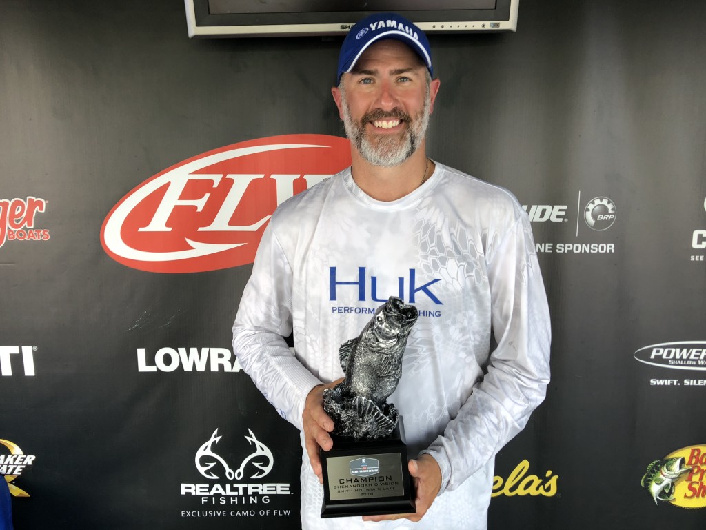 Image for Moneta’s Tilley Wins T-H Marine FLW Bass Fishing League Shenandoah Division Event at Smith Mountain Lake