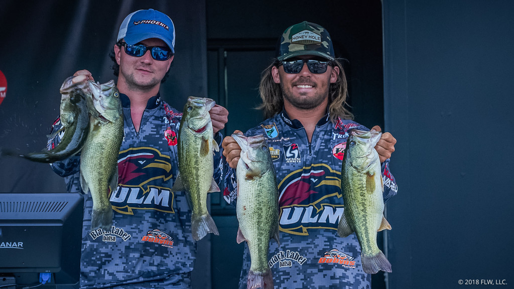 Image for University of Louisiana-Monroe Leads Day One of YETI FLW College Fishing National Championship presented by Lowrance C-MAP Genesis on Red River