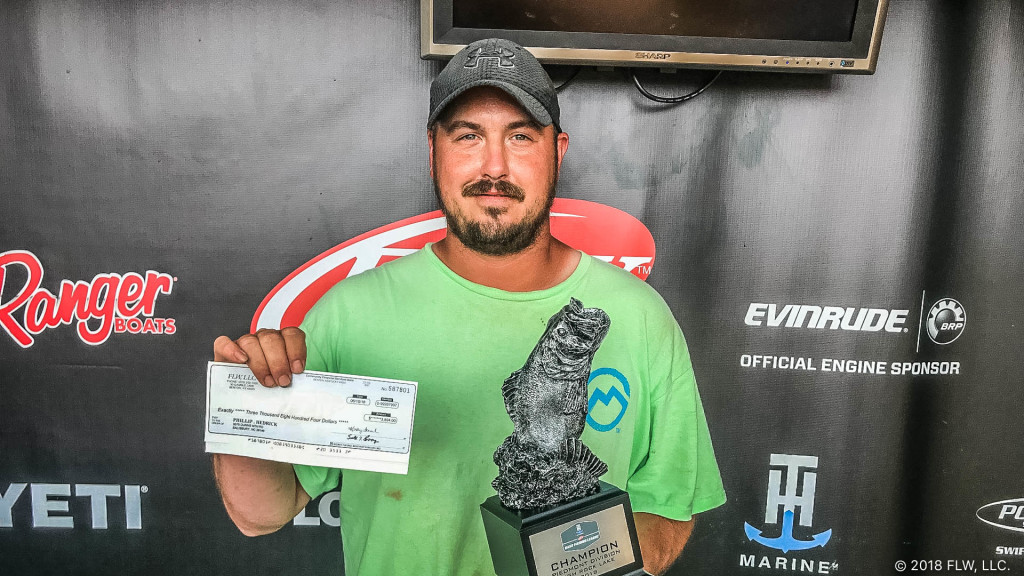 Image for Salisbury’s Hedrick Wins T-H Marine FLW Bass Fishing League Piedmont Division Event at High Rock Lake
