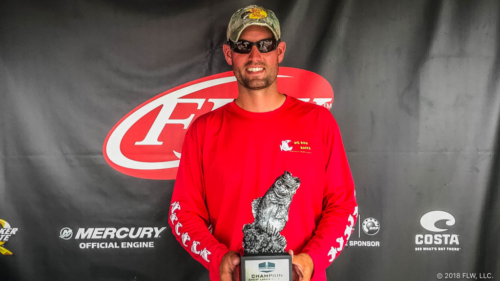 Image for Iowa’s Mohn Earns Win at Rescheduled T-H Marine FLW Bass Fishing League Great Lakes Division Tournament on Mississippi River at Prairie Du Chien